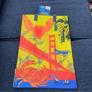 Trader Joe's Colorful Reusable Bag San Francisco NWT